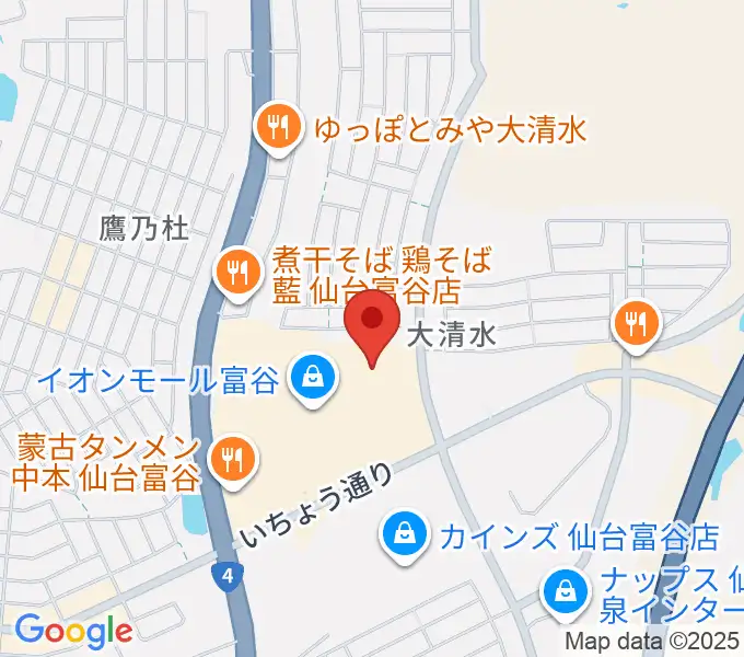 109シネマズ富谷の地図