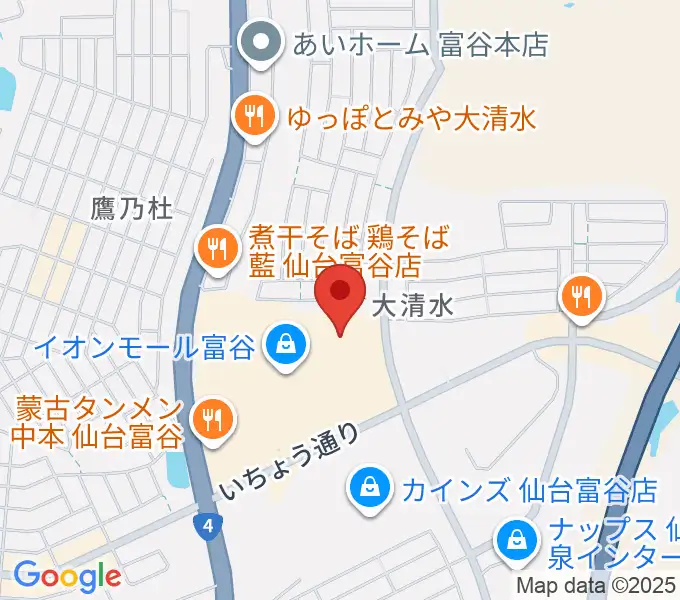 109シネマズ富谷の地図