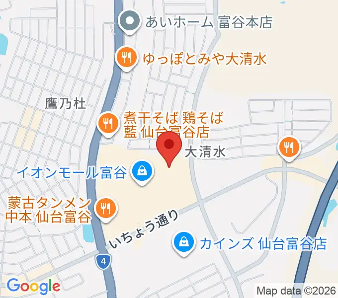 109シネマズ富谷の地図