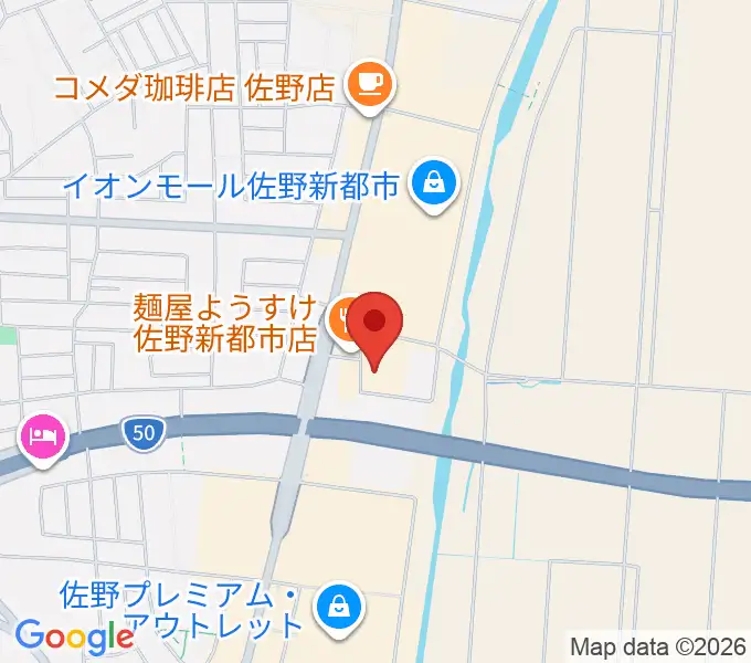 109シネマズ佐野の地図