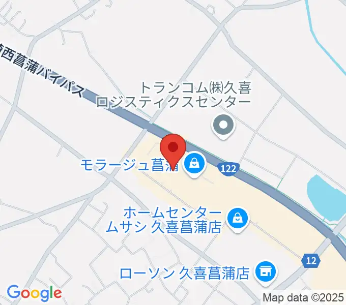 109シネマズ菖蒲の地図