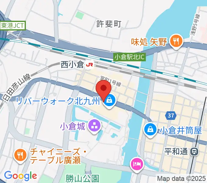 T・ジョイ リバーウォーク北九州の地図