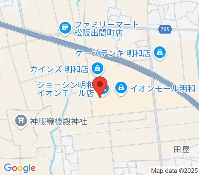 109シネマズ明和の地図