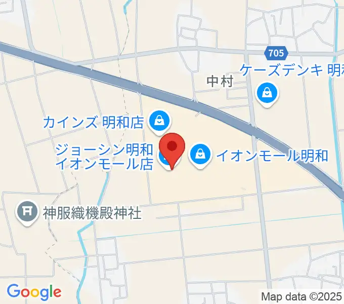 109シネマズ明和の地図