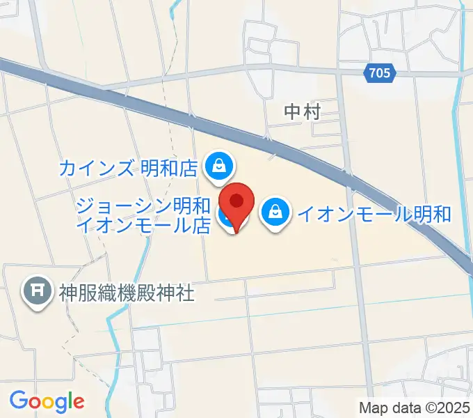 109シネマズ明和の地図