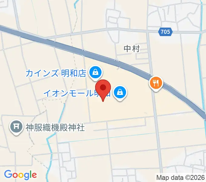 109シネマズ明和の地図