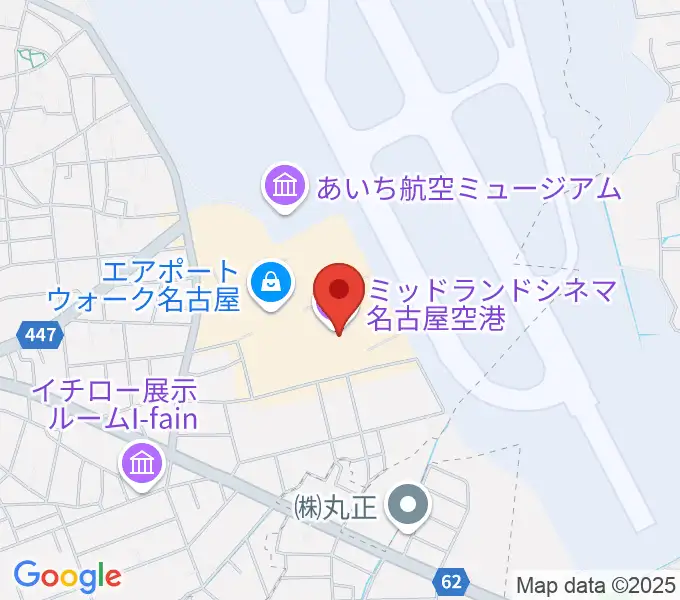 ミッドランドシネマ名古屋空港の地図