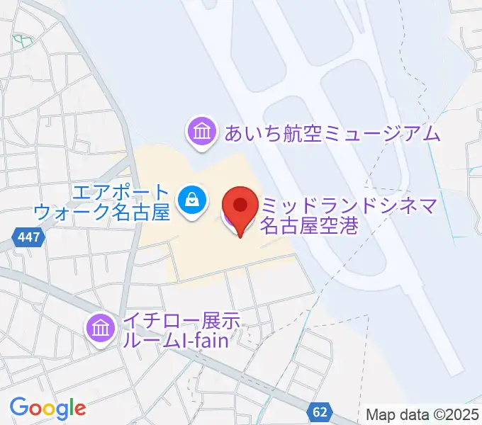 ミッドランドシネマ名古屋空港の地図