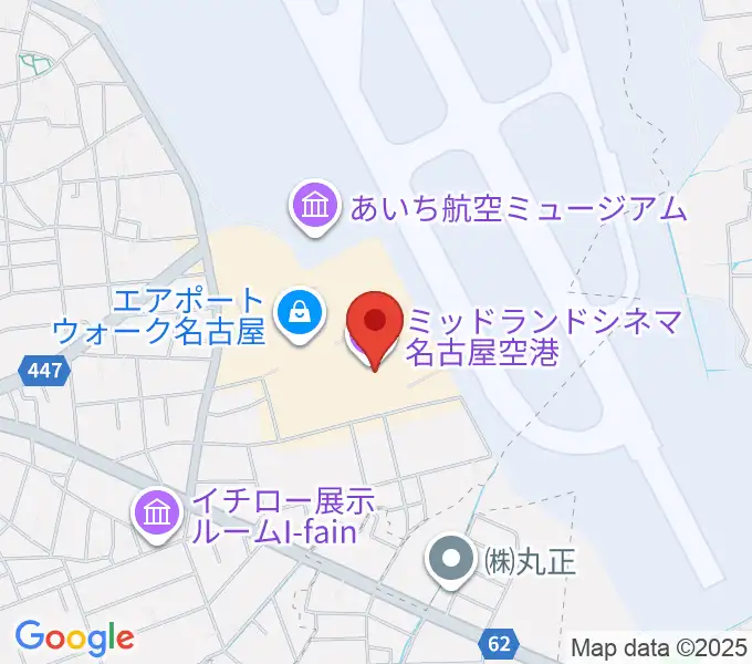 ミッドランドシネマ名古屋空港の地図
