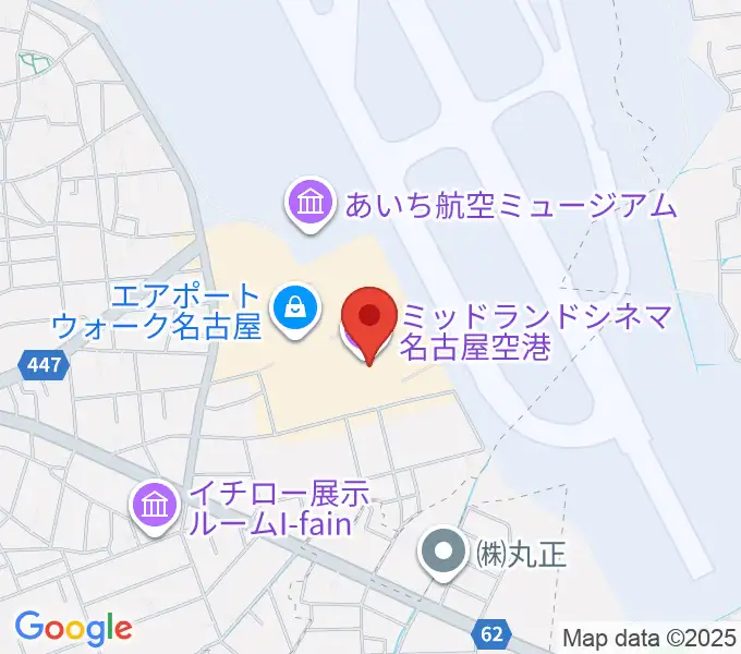 ミッドランドシネマ名古屋空港の地図