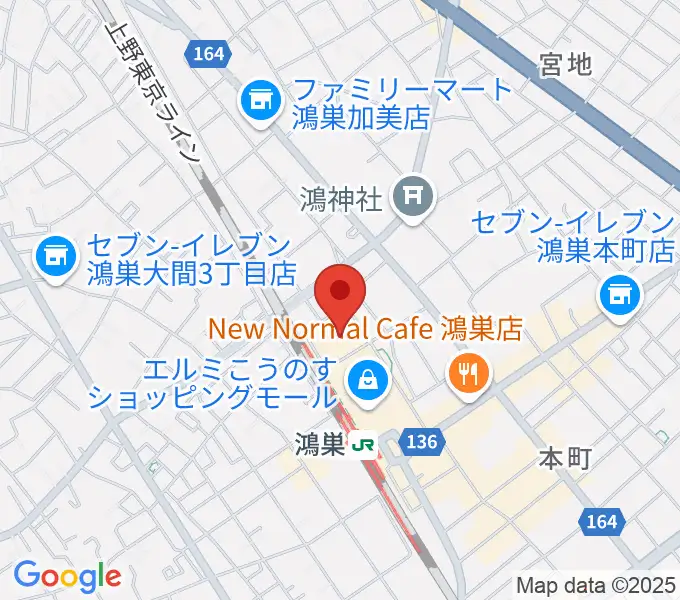 こうのすシネマの地図