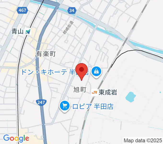 半田コロナシネマワールドの地図