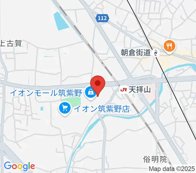 イオンシネマ筑紫野の地図