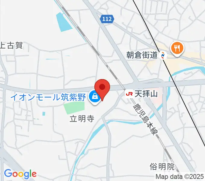 イオンシネマ筑紫野の地図