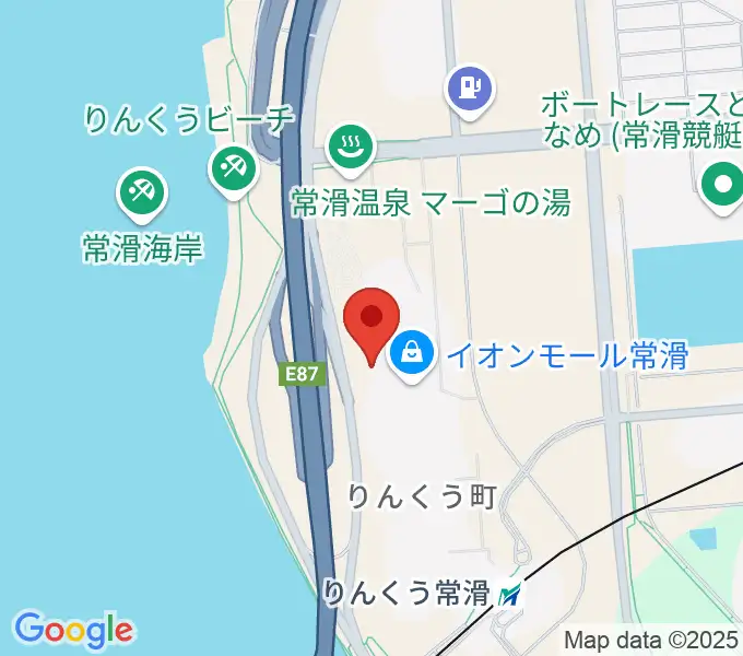 イオンシネマ常滑の地図