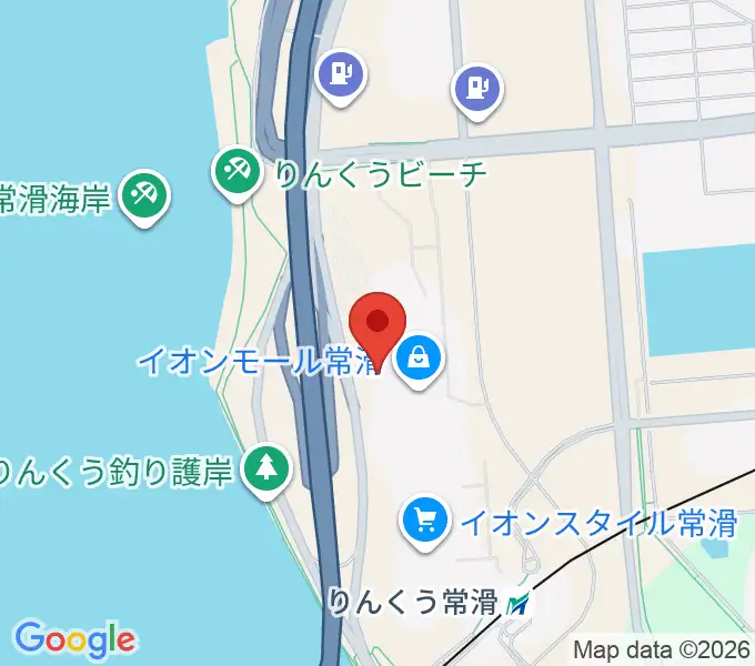 イオンシネマ常滑の地図
