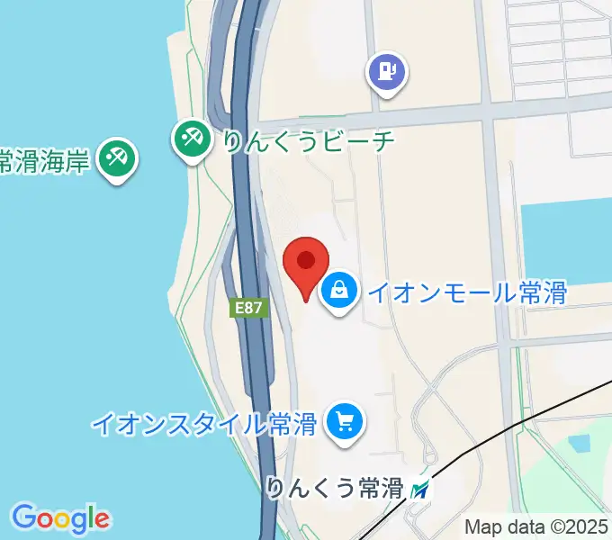 イオンシネマ常滑の地図