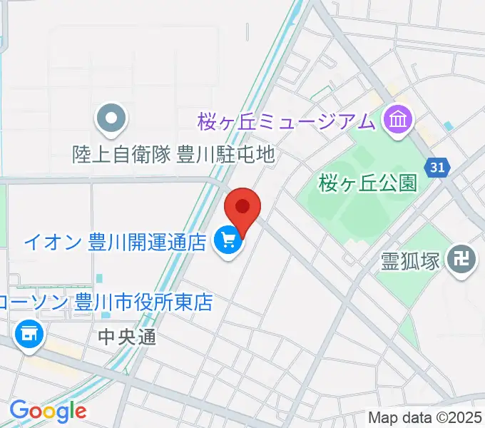 イオンシネマ豊川の地図