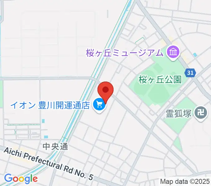 イオンシネマ豊川の地図