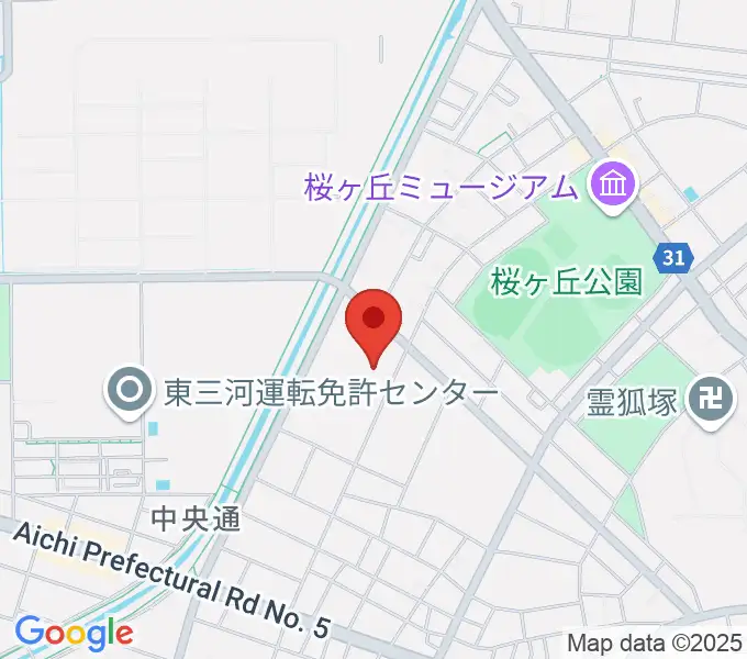 イオンシネマ豊川の地図