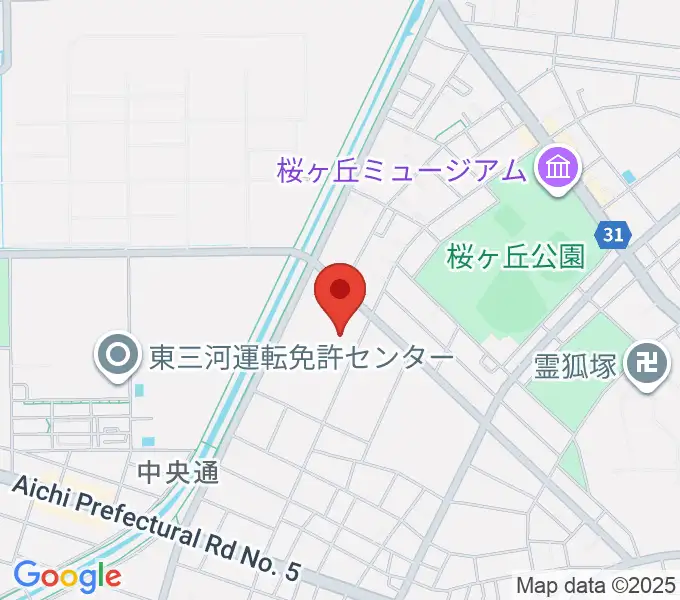 イオンシネマ豊川の地図