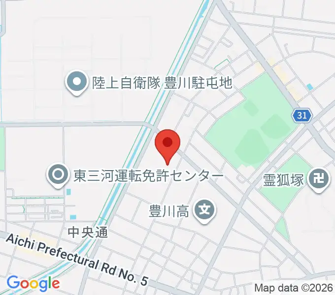 イオンシネマ豊川の地図