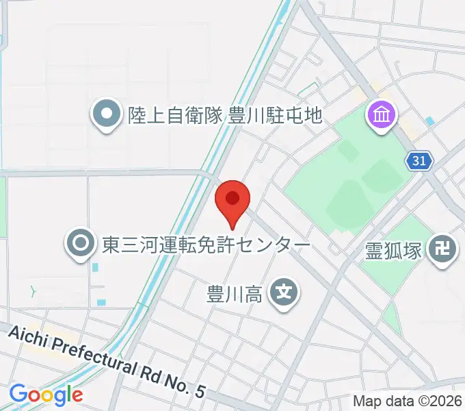 イオンシネマ豊川の地図