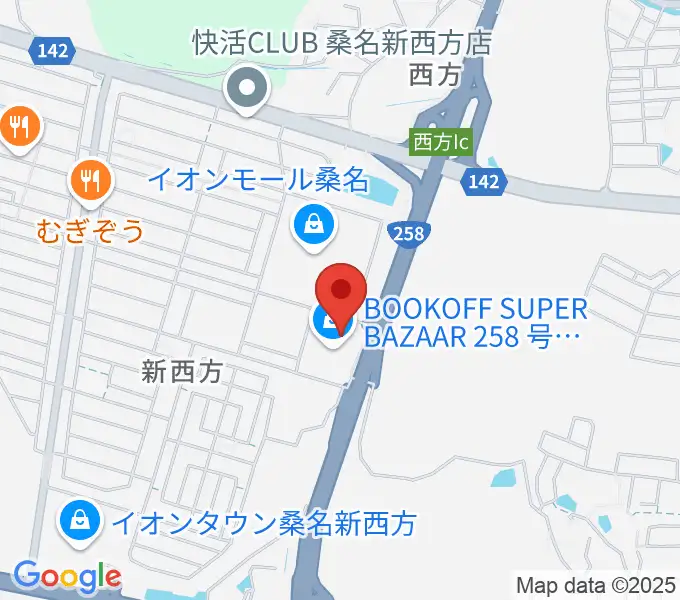 イオンシネマ桑名の地図