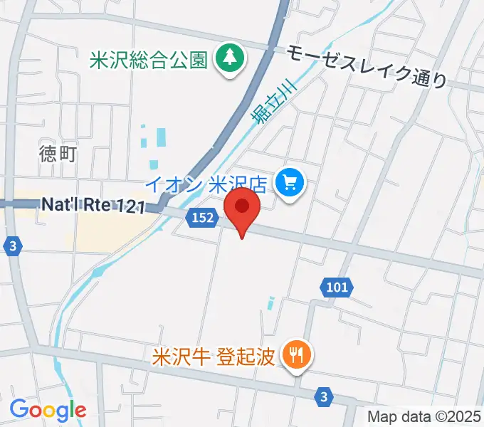イオンシネマ米沢の地図