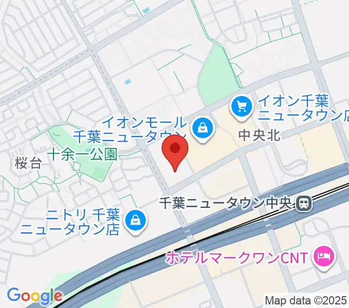 イオンシネマ千葉ニュータウンの地図