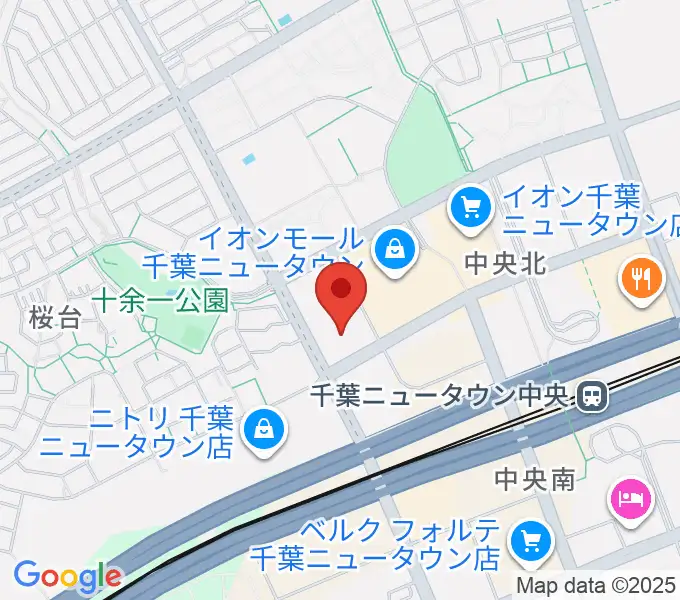 イオンシネマ千葉ニュータウンの地図