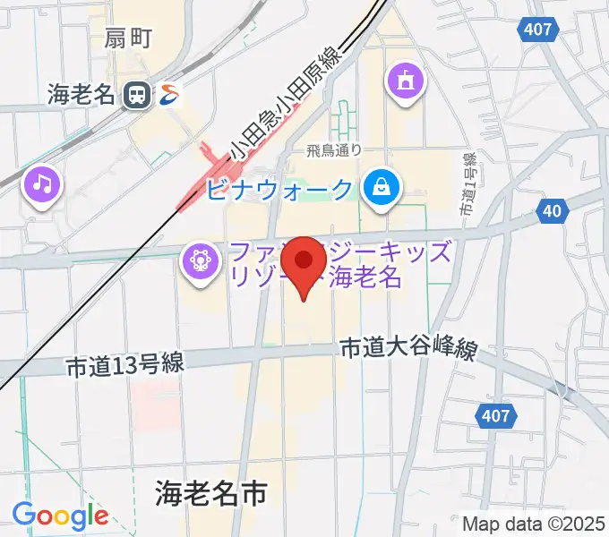 イオンシネマ海老名の地図