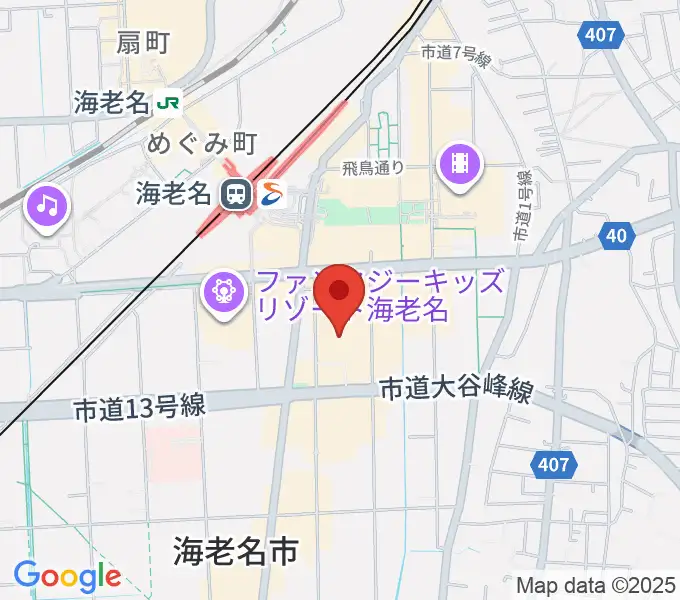 イオンシネマ海老名の地図