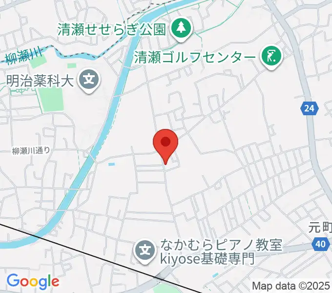 瀬戸輝一ギター教室の地図