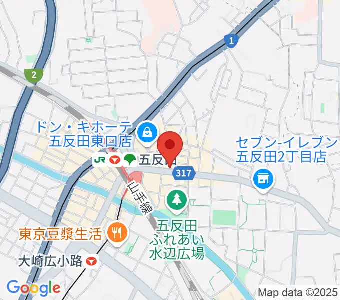 弾き語りbar ピストルの地図
