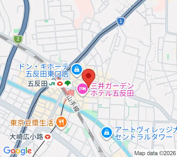 弾き語りbar ピストルの地図