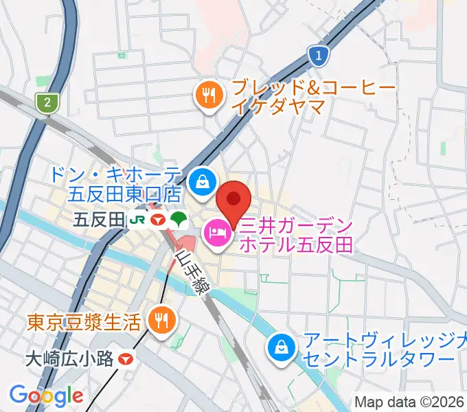 弾き語りbar ピストルの地図