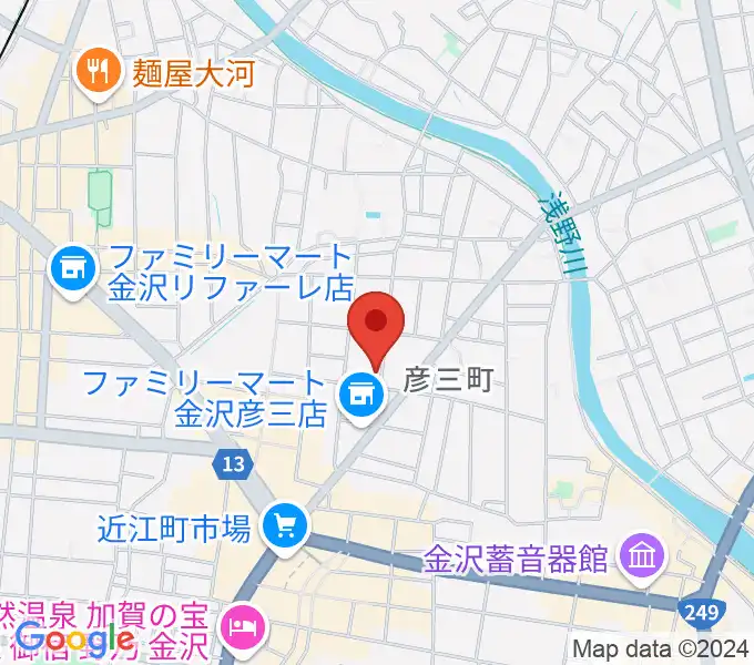 金沢Tsudohの地図