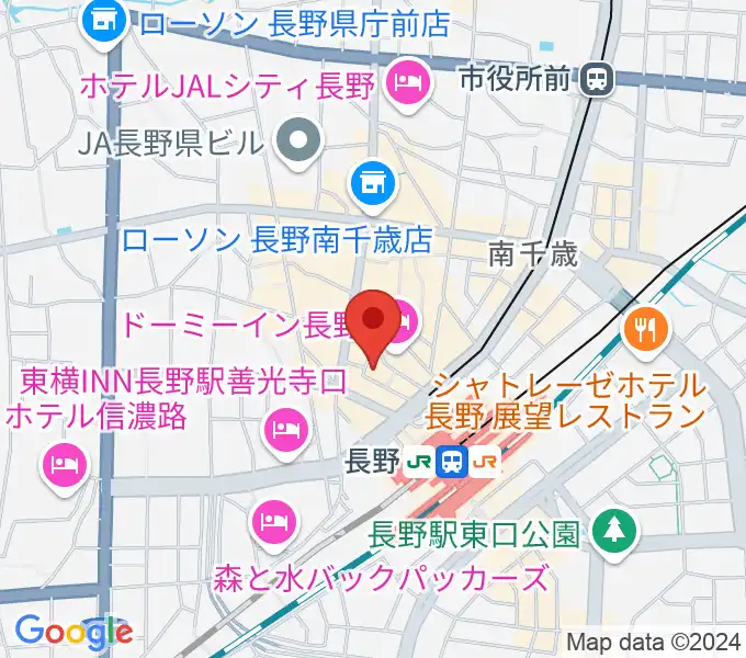 千石劇場の地図