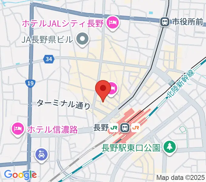 千石劇場の地図