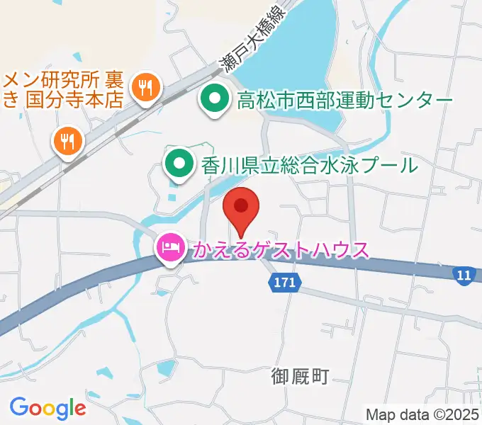 高松 ELEVEN STUDIOの地図
