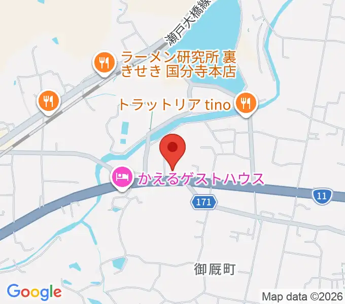 高松 ELEVEN STUDIOの地図