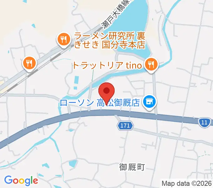 ELEVEN STUDIOの地図