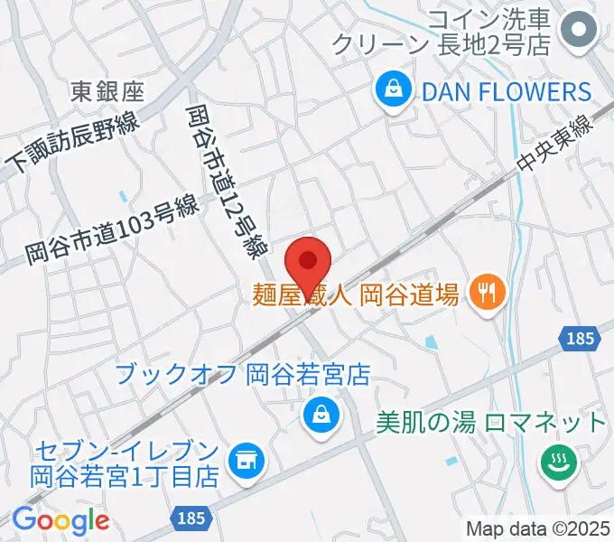 岡谷BAR ASiAの地図