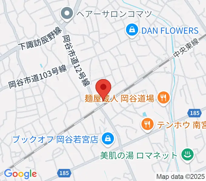 岡谷BAR ASiAの地図