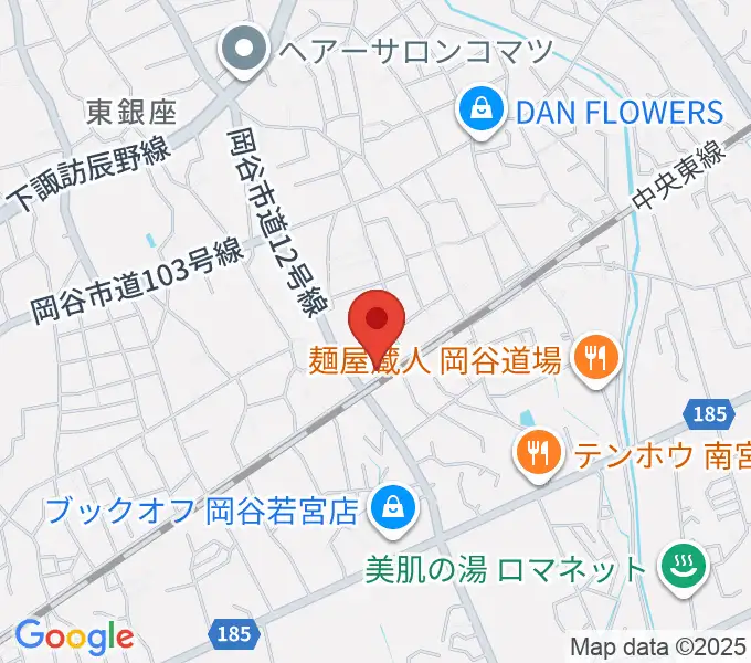 岡谷BAR ASiAの地図