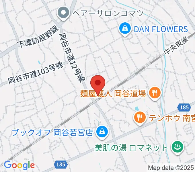 岡谷BAR ASiAの地図