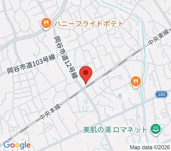 岡谷BAR ASiAの地図