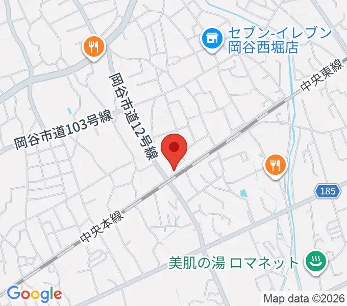 岡谷BAR ASiAの地図