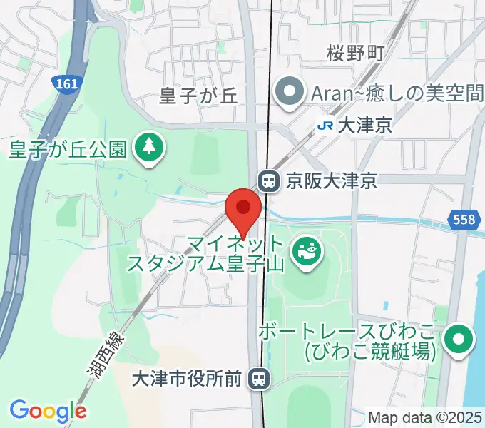 FMおおつの地図